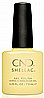 לק ג'ל בצבע צהוב פסטלי Shellac Chic Shock Jelied