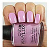 לק עמיד בצבע ורוד סגלגל עם נוצצים - אטום - Vinylux Beckoning Begonia