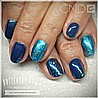גליטר נצנץ הולוגרפי בצבע כחול Blue Holographic Glitter