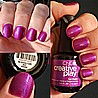 לק ג'ל 442 C.P Gel Fuchsia is ours בצבע סגול פוקסיה מטאלי אטום