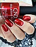 לק ג`ל בצבע אדום עם שימר 534 CP Gel Red Rush