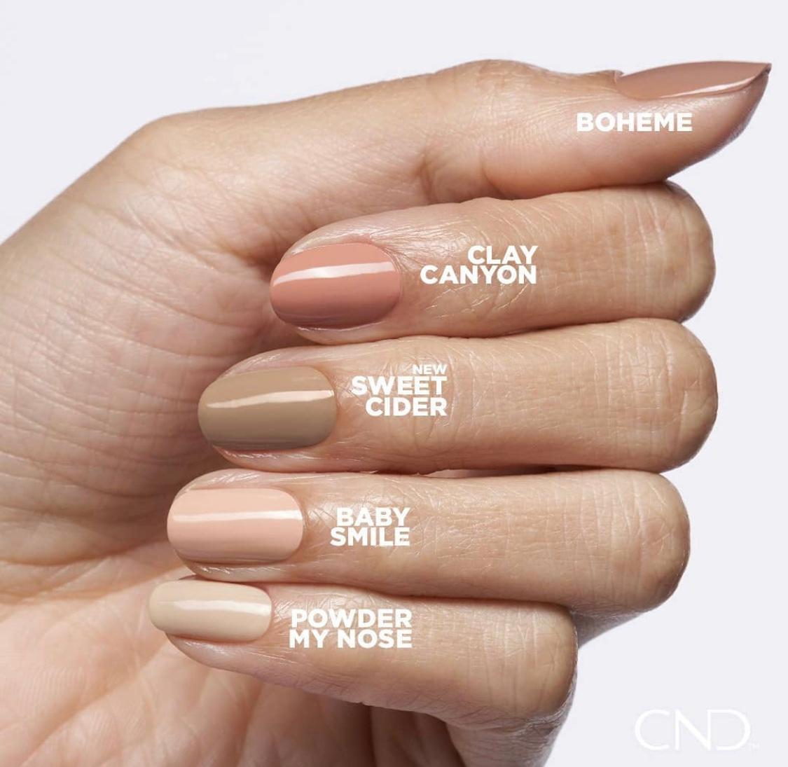 Shellac Boheme לק ג'ל היפואלרגני בצבע חום אטום | לק ג'ל היפואלרגני CND ...