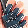 לק עמיד לציפורניים בצבע כחול אפור כהה - אטום - Vinylux Indigo Frock