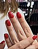 Shellac Devil Red לק ג'ל היפואלרגני בצבע אדום דם אטום