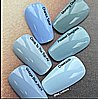 Shellac Chance Taker לק ג'ל היפואלרגני בצבע תכלת סגלגל פסטלי אטום