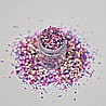 צ'אנקים ורודים לקישוט הציפורניים Unicorn Chunky Glitter