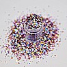 צ'אנקים צבעוניים לקישוט הציפורניים Dragonfly Chunky Glitter