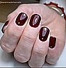 Shellac Signature Lipstick לק ג'ל היפואלרגני בצבע בורדו סגלגל עמוק אטום