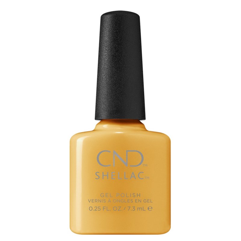 Shellac Limoncello לק ג'ל היפואלרגני בצבע צהוב עז אטום Shellac Limoncello לק ג'ל היפואלרגני בצבע צהוב עז אטום