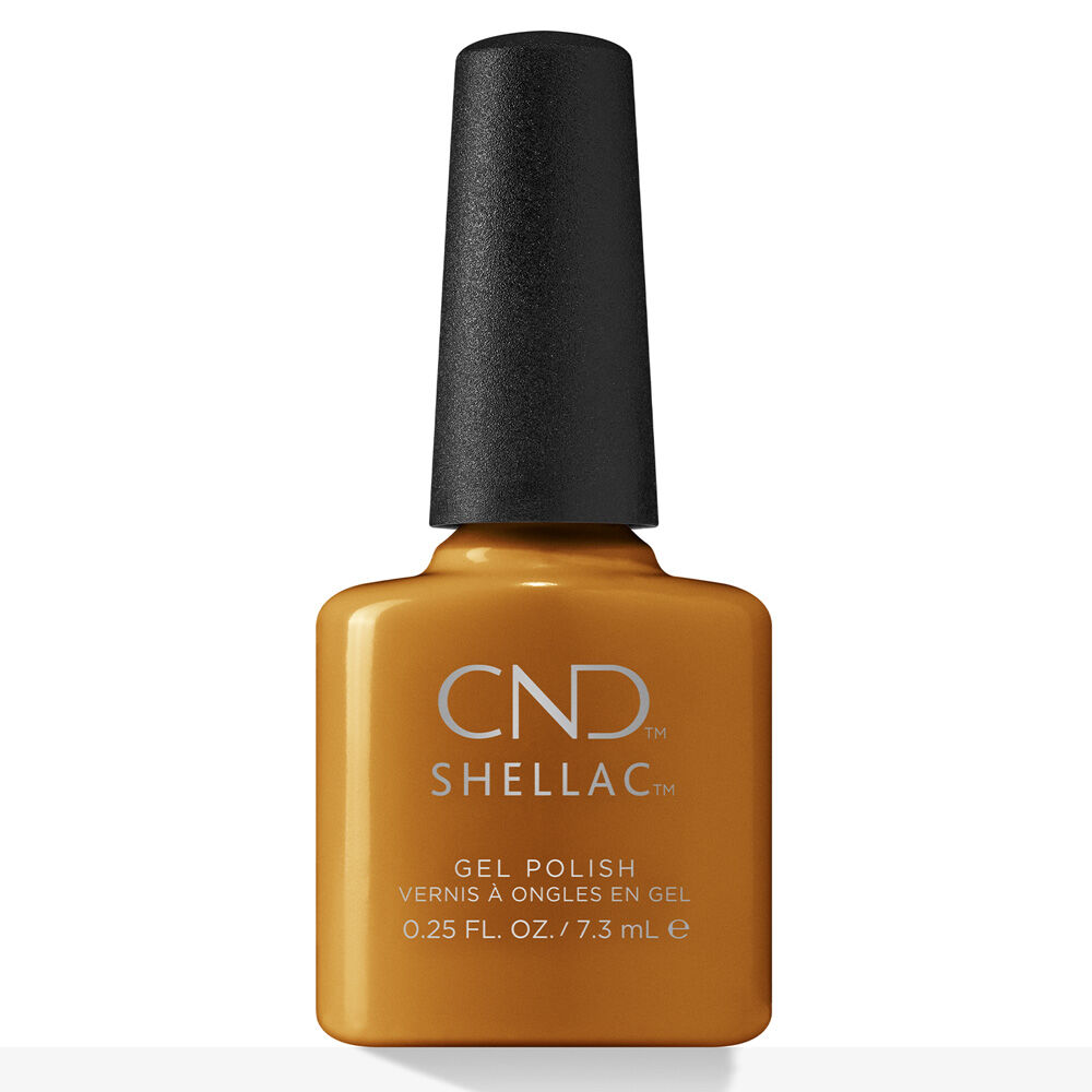 Shellac Willow Talk לק ג`ל היפואלרגני בצבע חום קרמל זהוב Shellac Willow Talk לק ג`ל היפואלרגני בצבע חום קרמל זהוב