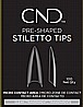טיפסים שקופים 100 יח' בצורת STILETTO
