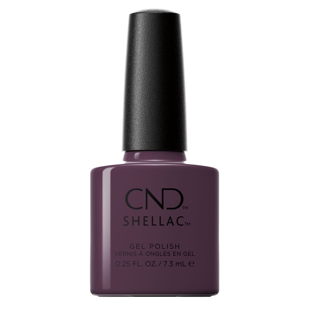 Shellac Mulberry Tart לק ג'ל היפואלרגני בצבע סגול כהה קר אטום Shellac Mulberry Tart לק ג'ל היפואלרגני בצבע סגול כהה קר אטום