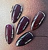 Shellac Feel The Flutter לק ג'ל בצבע סגול שזיף כהה אטום