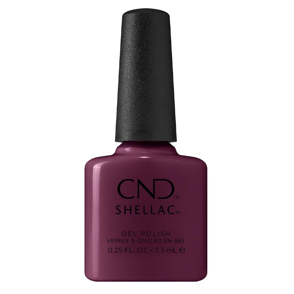 Shellac Feel The Flutter לק ג'ל בצבע סגול שזיף כהה אטום Shellac Feel The Flutter לק ג'ל בצבע סגול שזיף כהה אטום