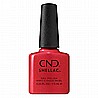 Shellac Love Fizz לק ג'ל היפואלרגני בצבע דובדבני אדמדם ומנצנץ