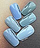 Shellac Climb To The Topaz לק ג'ל היפואלרגני בצבע כחול אפור אטום