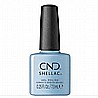 Shellac Climb To The Topaz לק ג'ל היפואלרגני בצבע כחול אפור אטום