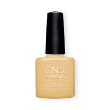 Shellac Seeing Citrine לק ג'ל היפואלרגני בצבע צהוב סיטרין מנצנץ Shellac Seeing Citrine לק ג'ל היפואלרגני בצבע צהוב סיטרין מנצנץ