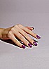 Shellac All The Rage לק ג'ל היפואלרגני בצבע סגול פטל עוצמתי עם נצנוץ הולוגרפי