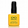 Shellac Catching Light לק ג'ל היפואלרגני בצבע צהוב חם עם זוהר מנצנץ