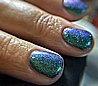 Shellac Teal Tricity לק ג'ל היפואלרגני בצבע ירוק כחלחל מנצנץ