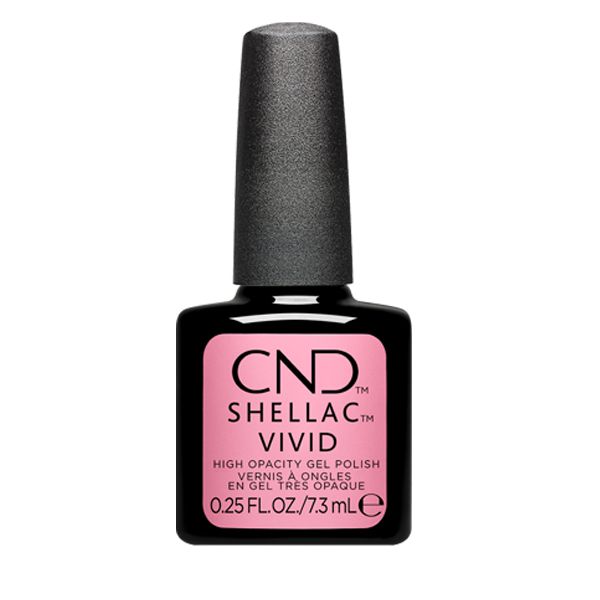 Shellac Vivid Blush Pink שילאק ויויד לק ג'ל היפואלרגני בצבע ורוד Shellac Vivid Blush Pink שילאק ויויד לק ג'ל היפואלרגני בצבע ורוד