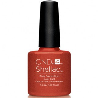 לק ג'ל בצבע נחושת מטאלי - אטום - Shellac Fine Vermilion לק ג'ל בצבע נחושת מטאלי - אטום - Shellac Fine Vermilion