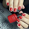 Shellac Wildfire לק ג'ל היפואלרגני בצבע אדום קלאסי אטום