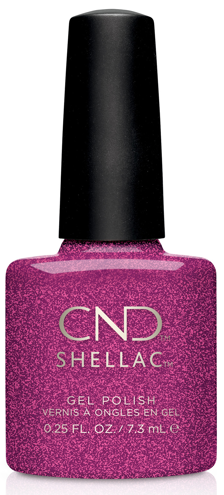 לק ג'ל ורוד עם נוצצים ורודים - אטום - Shellac Butterfly Queen לק ג'ל ורוד עם נוצצים ורודים - אטום - Shellac Butterfly Queen