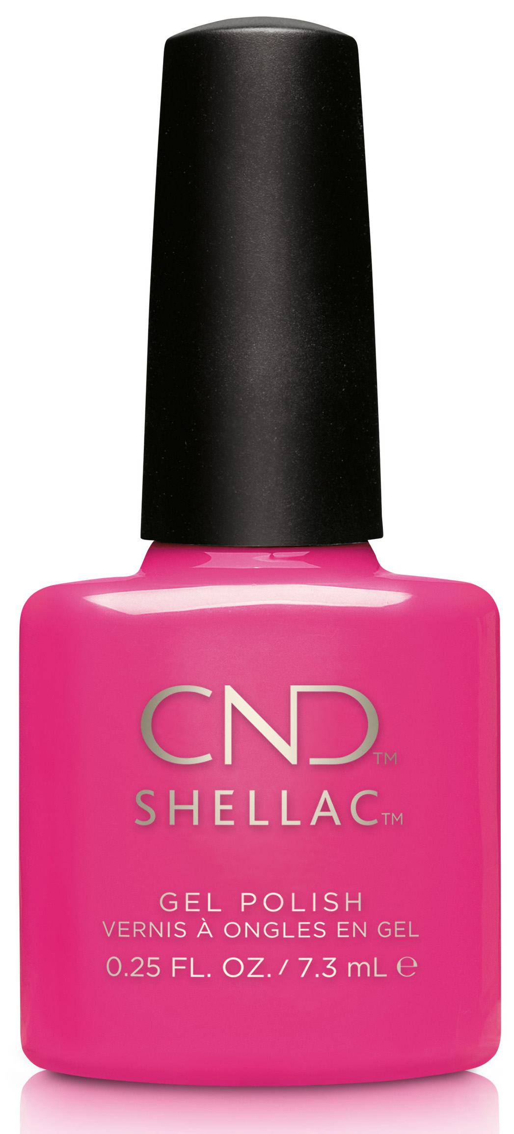 לק ג'ל בצבע ורוד אופנתי - אטום - Shellac Hot Pop Pink לק ג'ל בצבע ורוד אופנתי - אטום - Shellac Hot Pop Pink