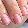 Shellac Grapefruit Sparkle-לק ג'ל היפואלרגני המתאים לרוב האלרגיות לאקריל בצבע ורוד שקוף עם נוצצים ורודים - חצי אטום