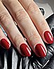 Shellac Rouge Rite לק ג'ל היפואלרגני בצבע בורדו סגלגל אטום