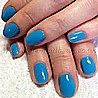 לק ג'ל היפואלרגני בצבע כחול - אטום - Shellac Digi teal