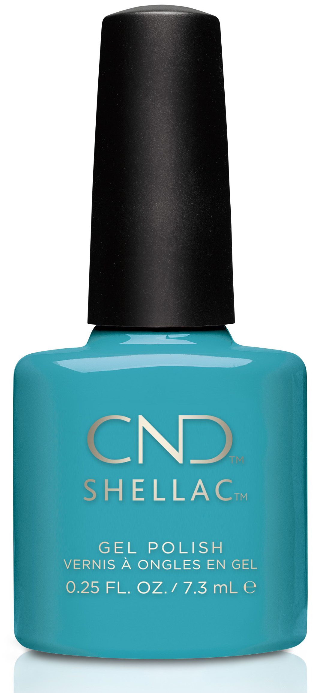 לק ג'ל בצבע טורקיז חלק - אטום - Shellac Aqua Intance לק ג'ל בצבע טורקיז חלק - אטום - Shellac Aqua Intance