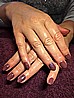 Bubble Gum Iridescent Glitter גליטר נצנץ מחליף צבעים לקישוט הציפורן בצבע סגול כהה, אדום וכחול