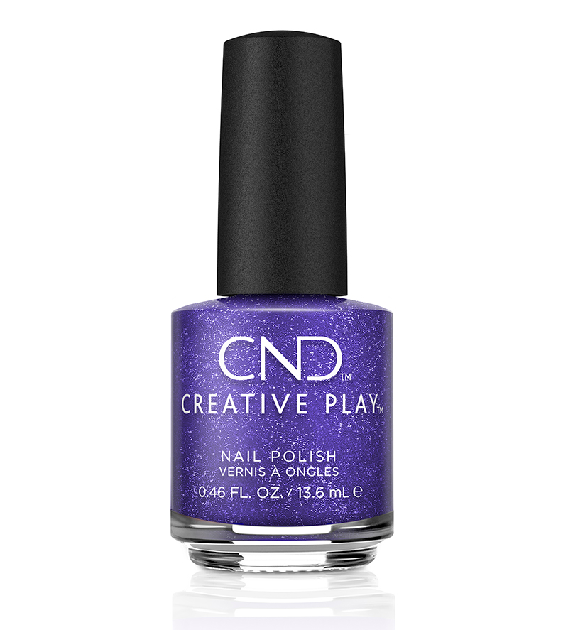 לק בצבע סגול כהה בגימור סאטן - 441 CreativePlay Cue The Violets לק בצבע סגול כהה בגימור סאטן - 441 CreativePlay Cue The Violets