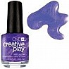 לק בצבע סגול כהה בגימור סאטן - CreativePlay Cue The Violets