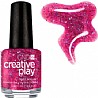 לק בצבע סגול חי בגימור גליטרי מטאלי - CreativePlay Dazzleburry