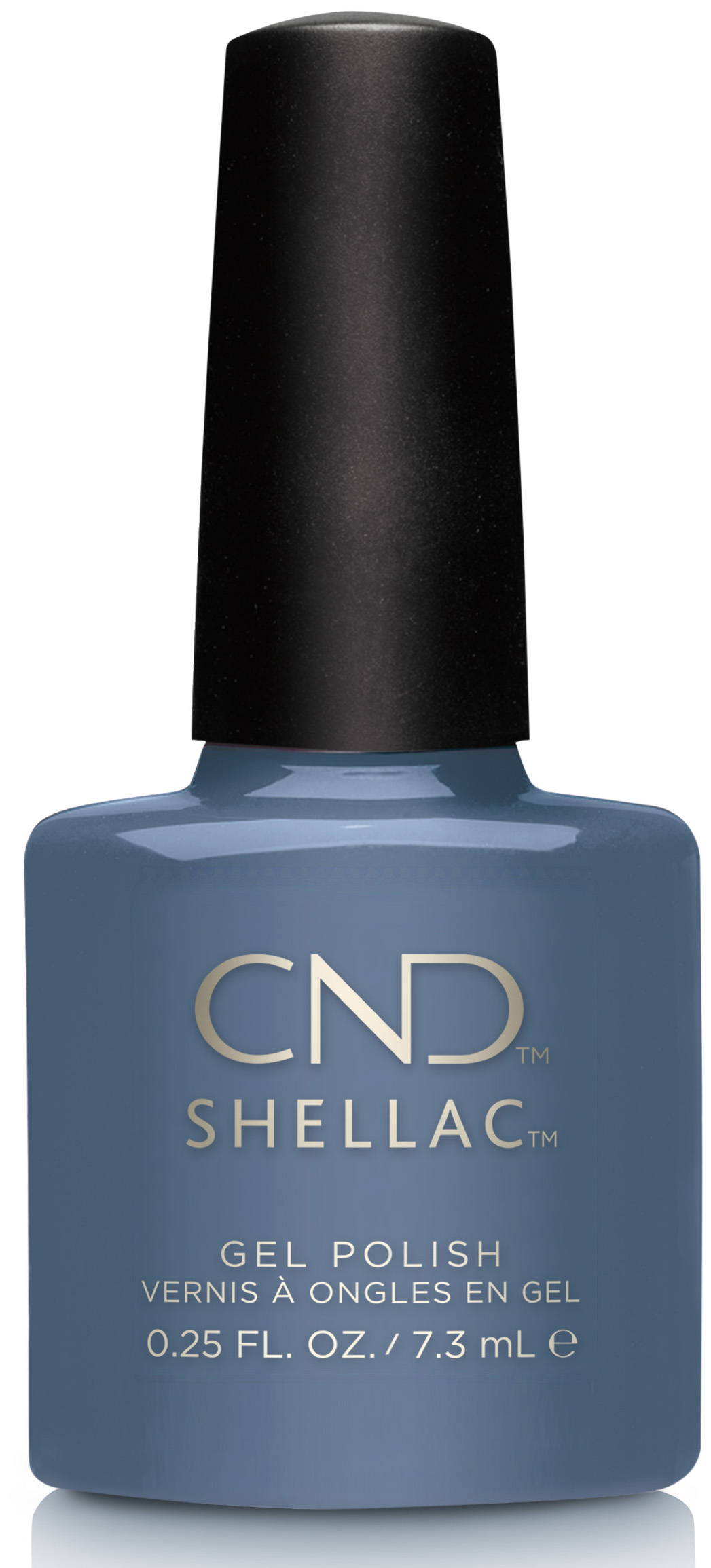 לק ג'ל בצבע כחול ג'ינס כהה - אטום - Shellac Denim Patch לק ג'ל בצבע כחול ג'ינס כהה - אטום - Shellac Denim Patch
